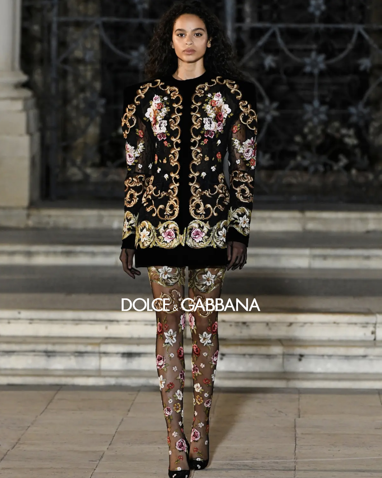 RAQUEL BRITO for Dolce & Gabbana Alta Moda Fall 2022